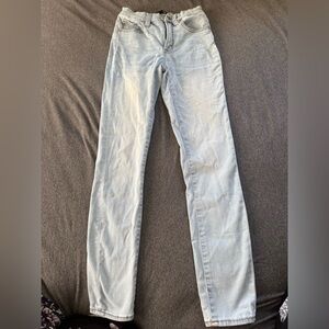 J.Crew Mercantile Womens Light Wash Skinny Denim Jeans Sz 24 Pants